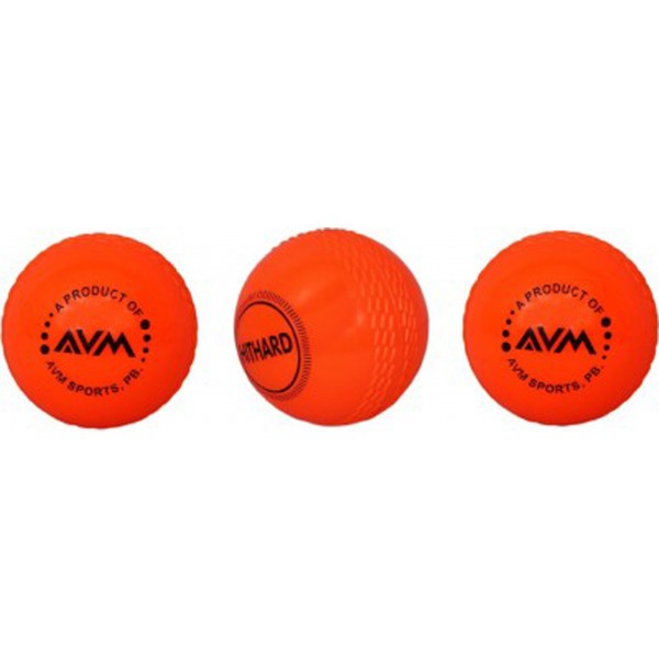 AVM Orange Wind Cricket Ball (Pack of 3)